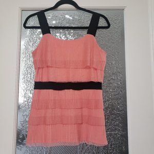 Pink & Black Layered Tank